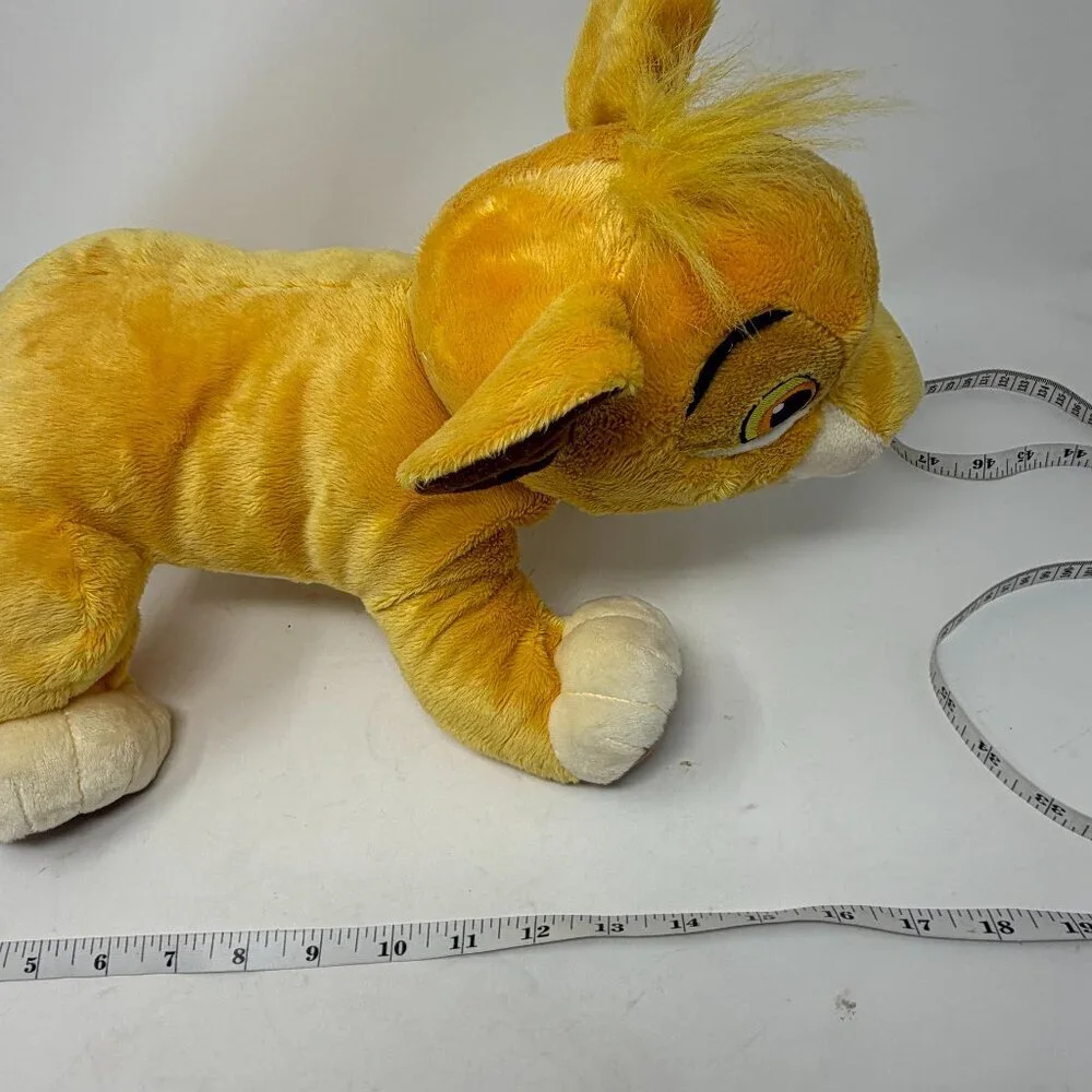 The Disney Store set of 2 stuffed animals young Nala Simba Lion King plush